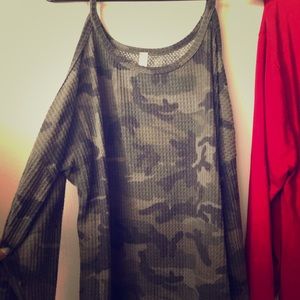Camo Cold Shoulder
